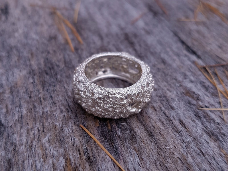 Anneau bombé «Cocon»10.5 mm