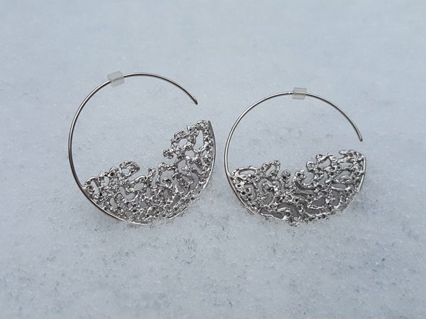 Boucles d’oreilles rondes «Cocon»