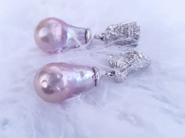 Boucles d’oreilles perles baroques